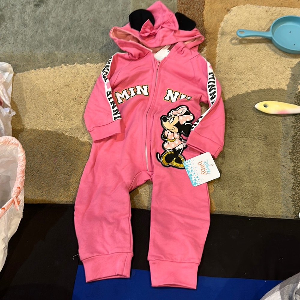 Disney minnie mouse zip up